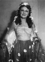 Marie Burešová, Lesana, Lesní Panna v ND (15.5.1947) – Josef Heinrich, archiv ND, fair use