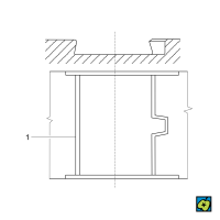 Upínací drážka pro upínání zápustek na bucharu: 1 úkos 1:100 – CoJeCo.cz (CC BY-SA 4.0)
