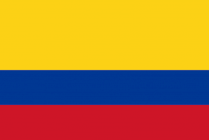 Státní vlajka Kolumbie – volné dílo