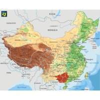 Čína, autonomní oblast Kuang-si, mapa polohy – CoJeCo.cz (CC BY-SA 4.0)