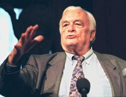 William S. Vickrey, profesor politické ekonomie na Columbijské univerzitě – AFP Photo / Profimedia.CZ