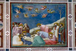 Giotto di Bondone, Oplakávání Krista, kaple Scrovegni, Padova – Mirages.nl / Shutterstock