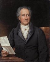 Karl Joseph Stieler: Johann Wolfgang von Goethe, olej na plátně (1828) – Volné dílo