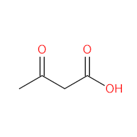 Acetoctová kyselina, strukturní vzorec – CoJeCo.cz (CC BY-SA 4.0)