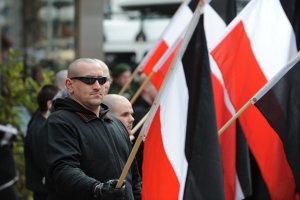 Neonacismus, demonstrace neonacistů, Zweibrücken, Německo (20.3.2009) – rkl_foto / Shutterstock