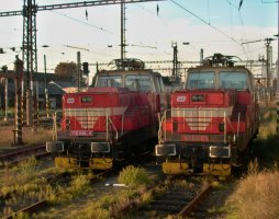 Elektrické lokomotivy 110.046 a 110.051, Ostrava (29.9.2007) – © Milan Palička